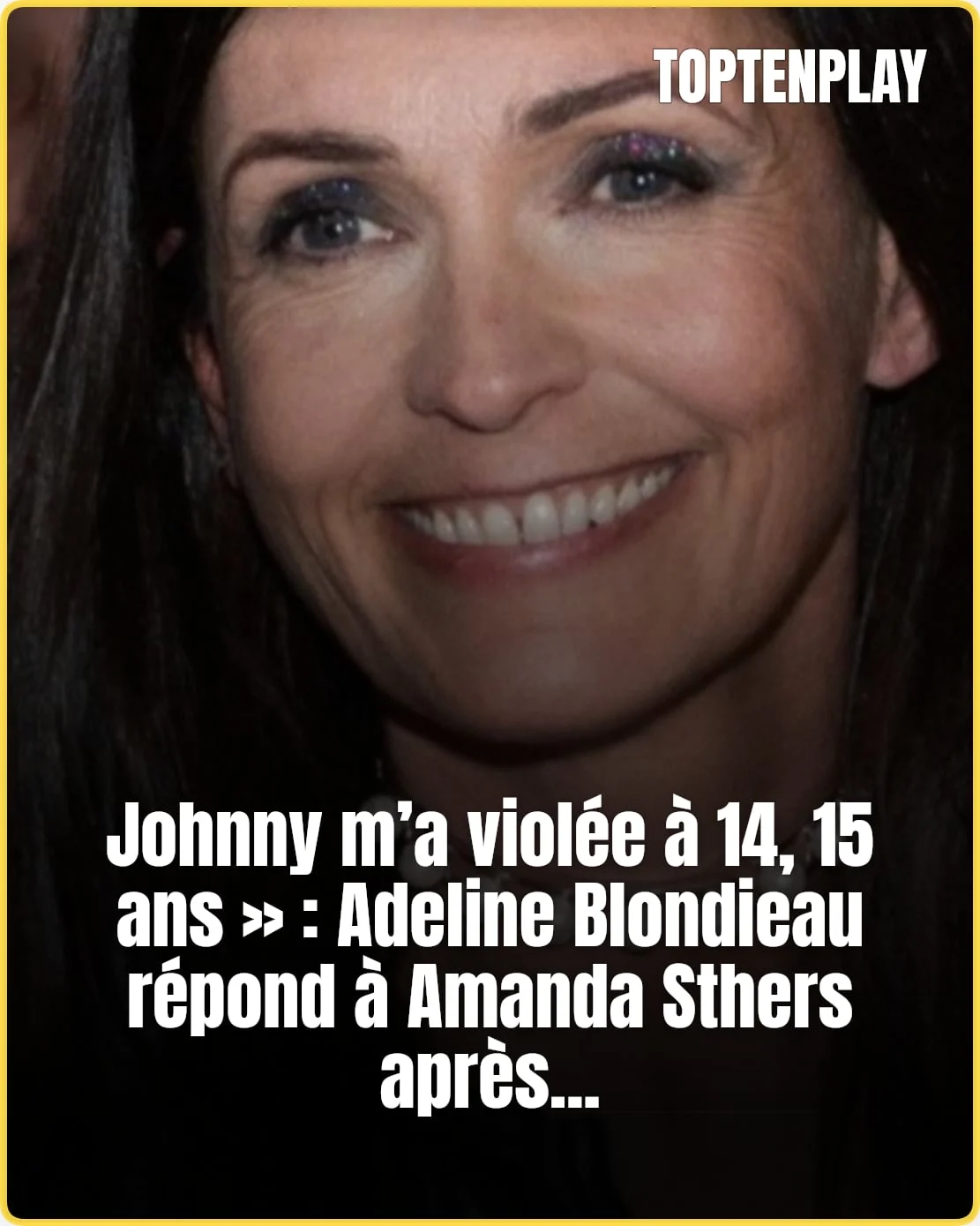 « À 14, 15 ans » : Adeline Blondieau relance l’affaire Johnny