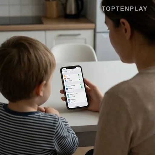Réglages de sécurité en ligne avec un mineur