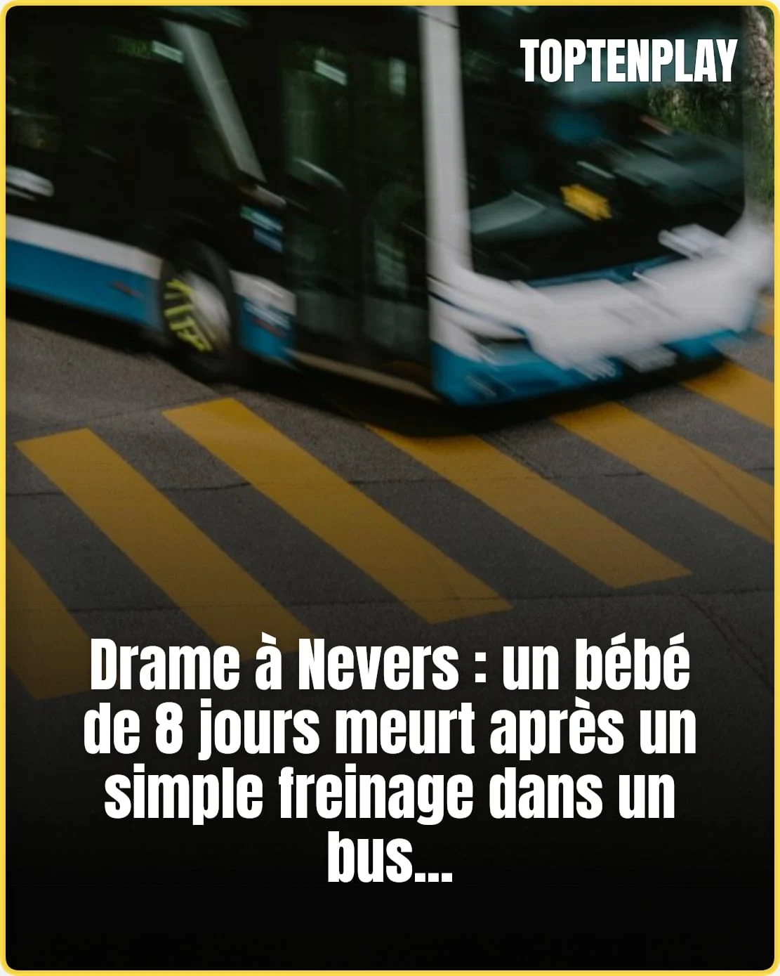 À Nevers, un bébé meurt après un freinage d’urgence