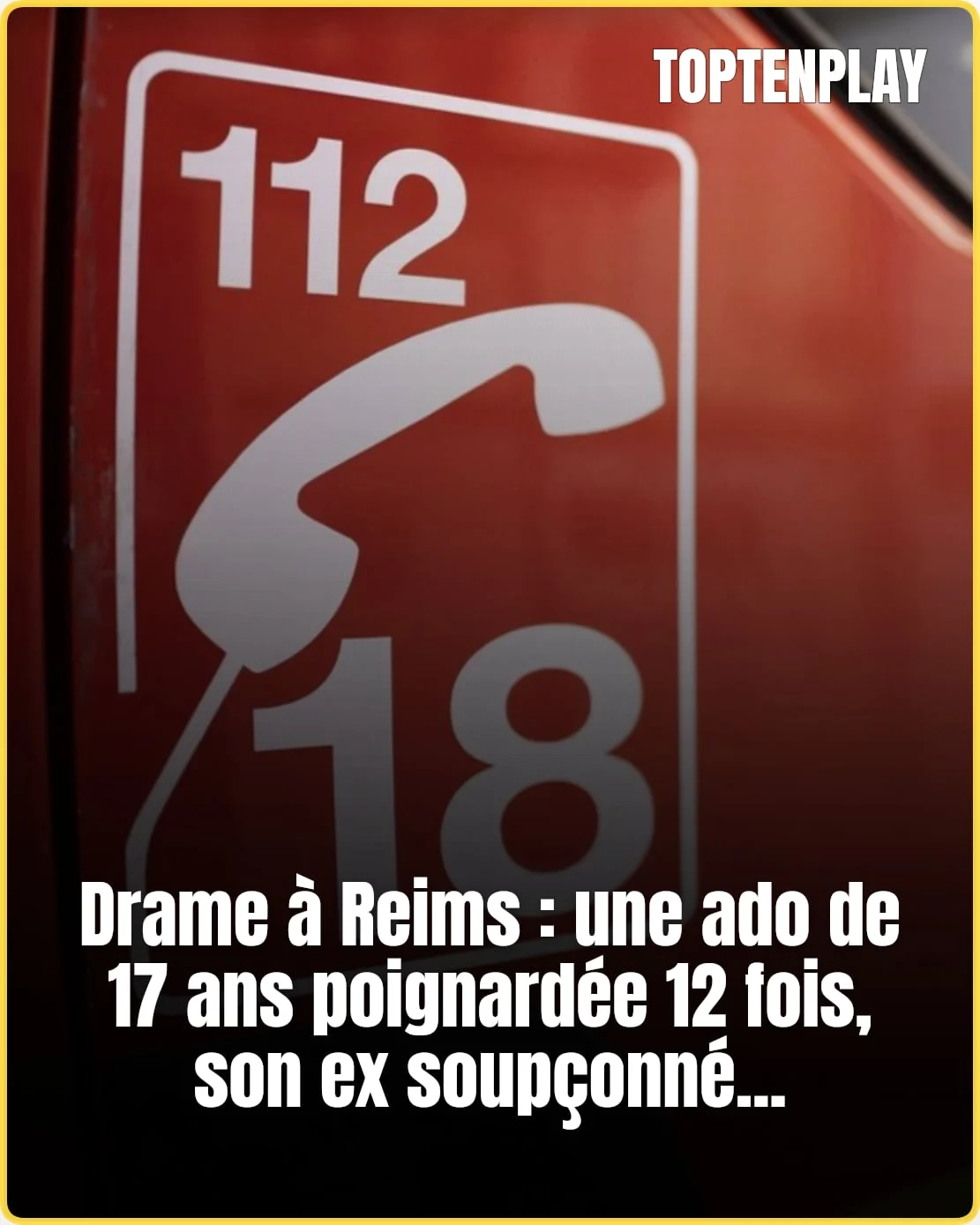 À Reims, une adolescente poignardée 12 fois, l’ex interpellé