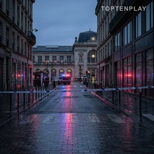 Rue bouclée près d’une gare après une enquête