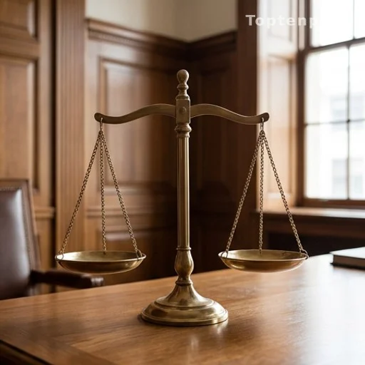 Balance de la justice symbolisant la présomption d'innocence dans une affaire judiciaire