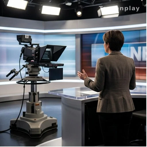 Intervenant de dos face à une caméra de plateau TV, violences sexistes dans la musique