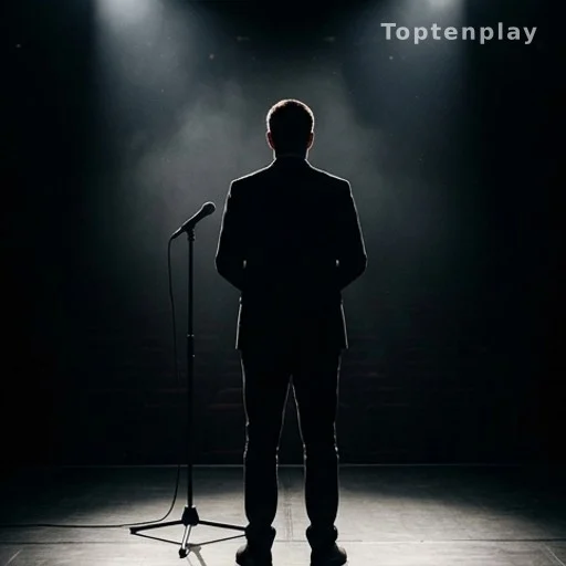 Silhouette d'un chanteur face à des micros, réaction presse affaire Enfoirés