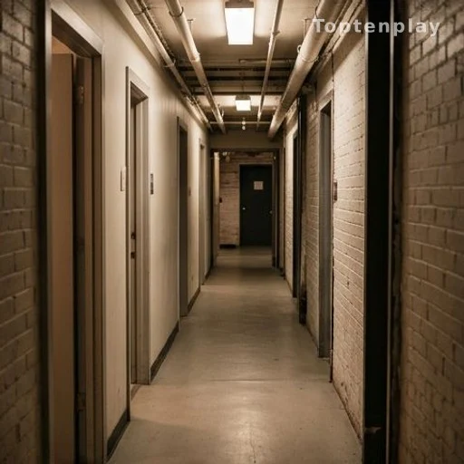 Couloir de loges dans un théâtre parisien, scène de l'affaire Bruel en 2002