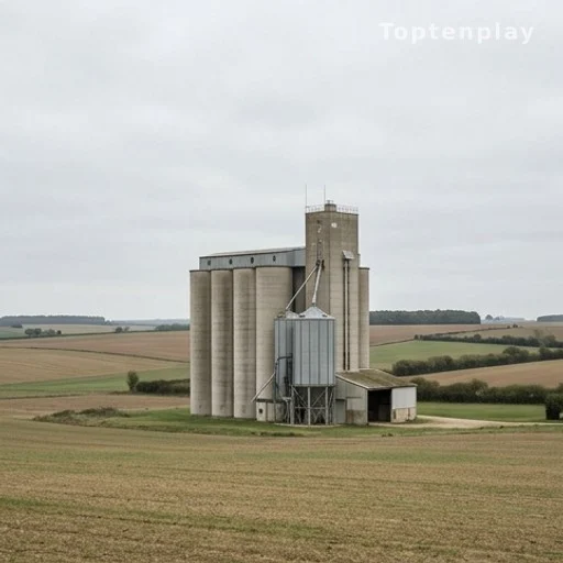 Silo agricole en milieu rural, lieu de découverte du corps de Lyhanna