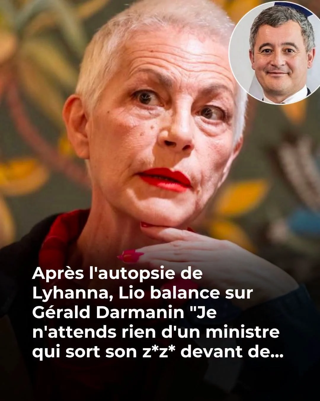 Affaire Lyhanna : Lio crie «Darmanin, démission» devant le ministère de la Justice