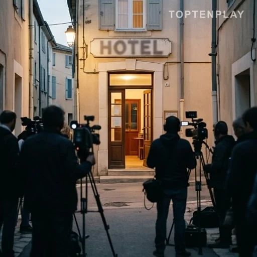 Entrée d’hôtel en Provence liée au contexte judiciaire