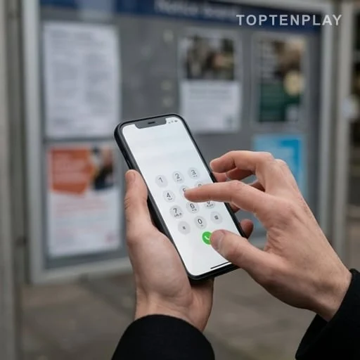 Appel téléphonique après un avis de recherche