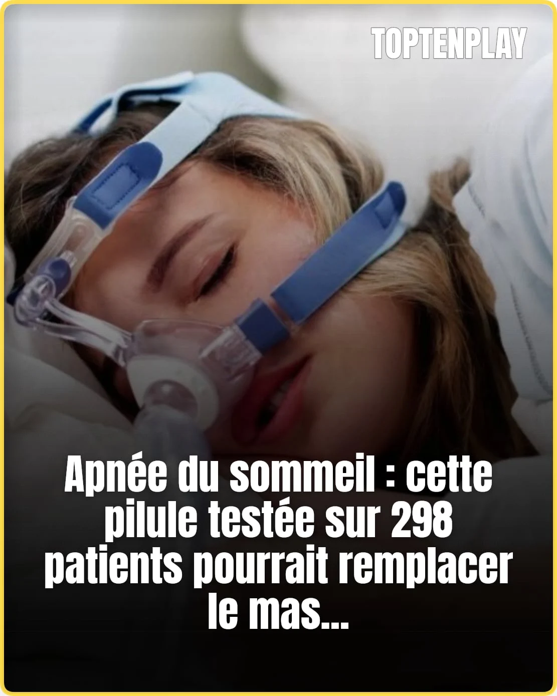 Apnée du sommeil : une pilule réduit les pauses de 47 %