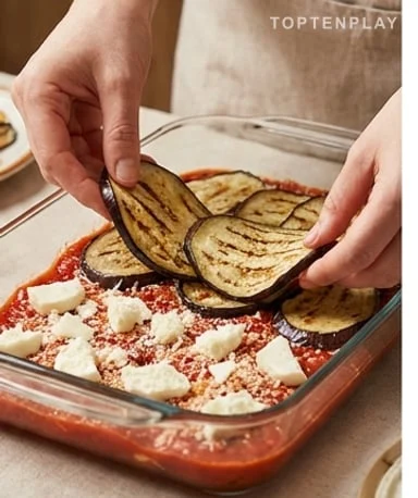 Eggplants aren't cooked, they're prepared