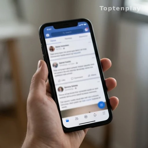 Smartphone affichant un fil de réseaux sociaux lors d'une polémique politique