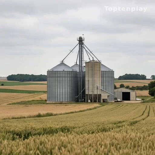 Silo à grains sur un site agricole rural dans le Gers, affaire Lyhanna