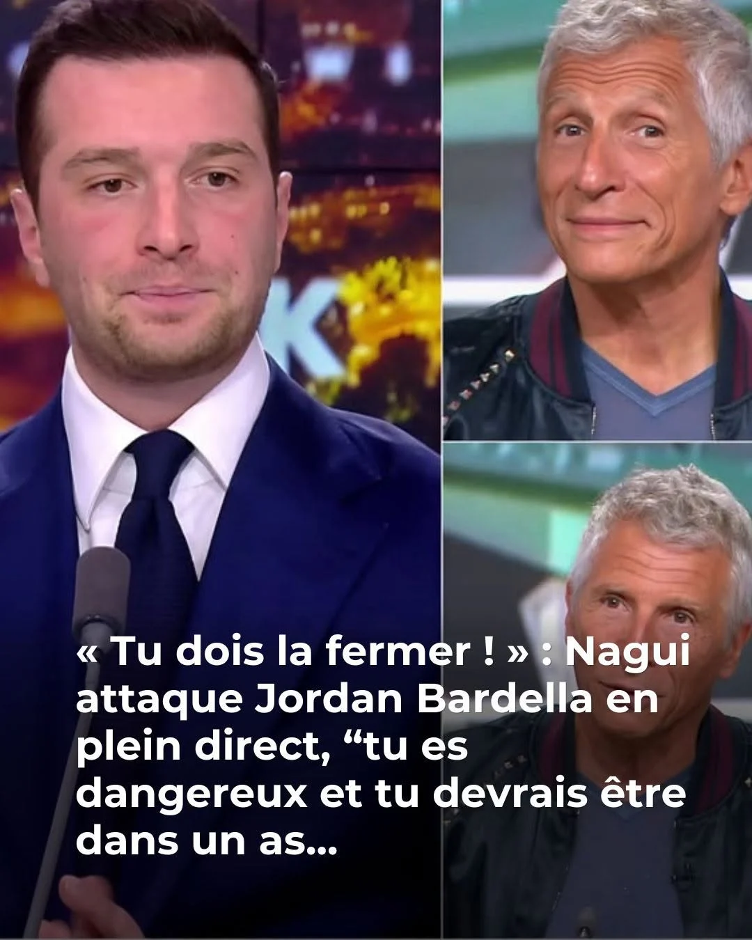 Bardella défend sa compagne princesse des critiques politiques