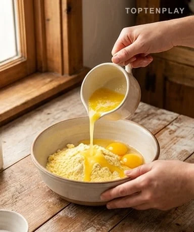 La pâte en deux coups de cuillère