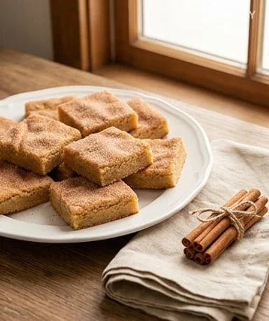 Barres Snickerdoodle à la Mijoteuse (4 Ingrédients)