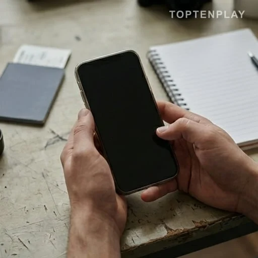 Téléphone affichant une publication Instagram sans texte visible