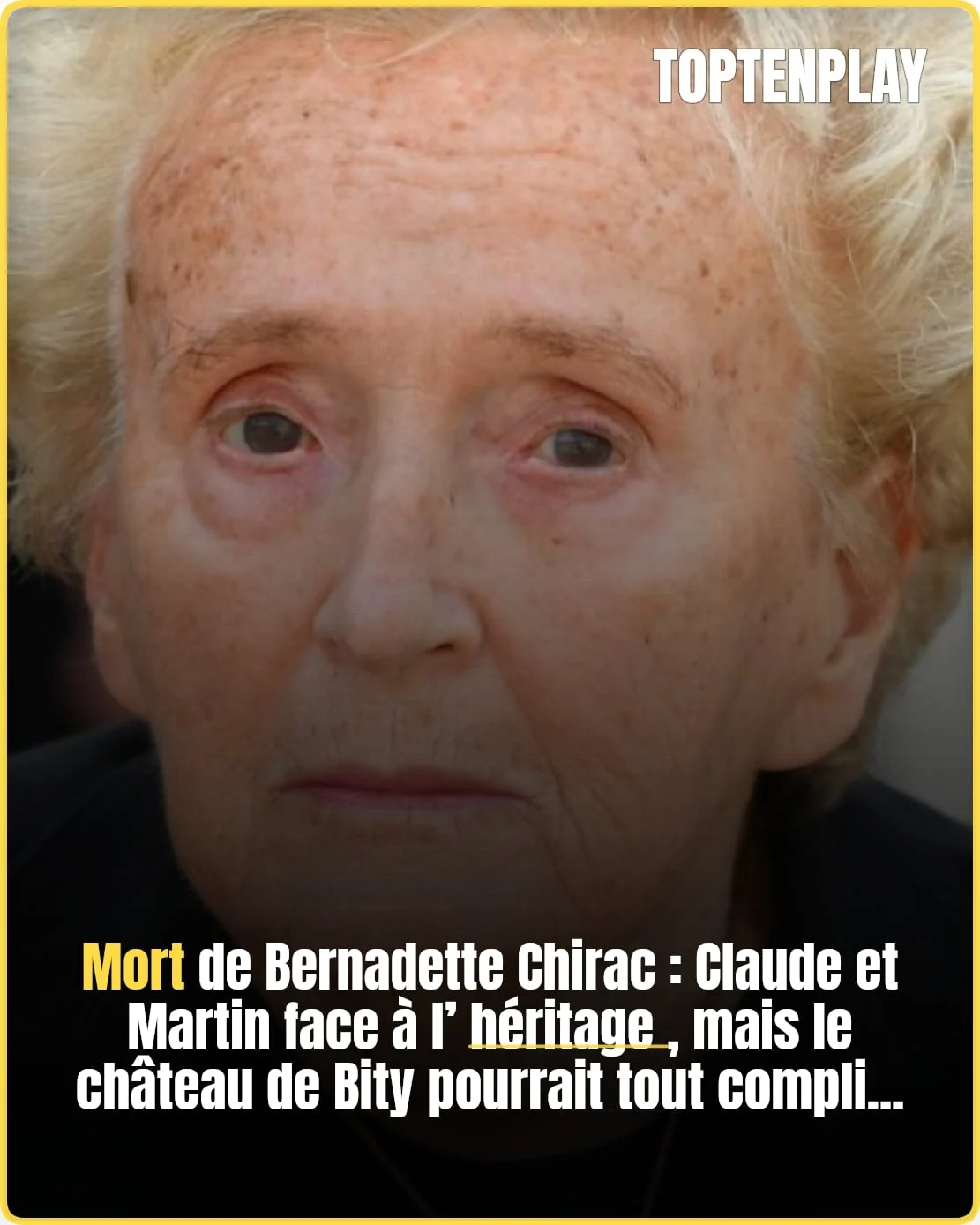 Bernadette Chirac : ce que l’on sait de sa succession
