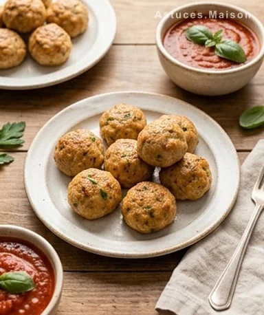 Boulettes de Poulet Moelleuses et Juteuses