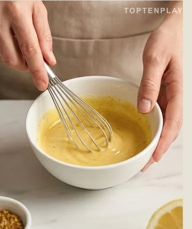 Prepare the bottom of the dish, not just the top