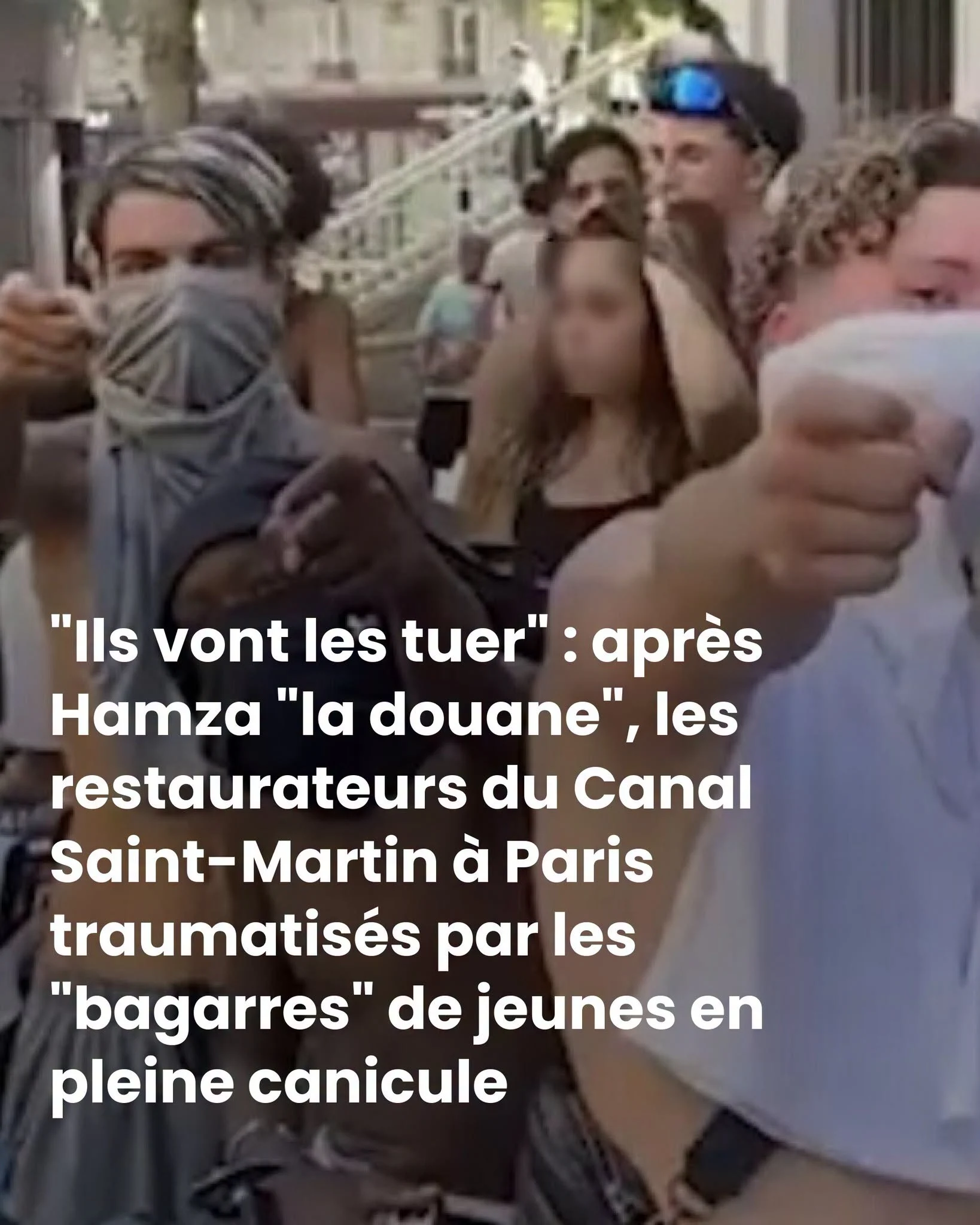 Canal Saint-Martin : des commerçants racontent les bagarres et vols de la canicule