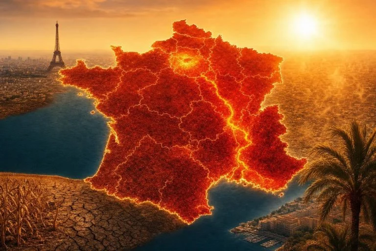 Canicule 2026 : 54 départements en rouge, trois zones à risque