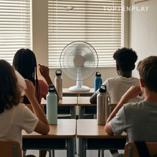 Élèves de dos avec bouteilles d’eau en classe