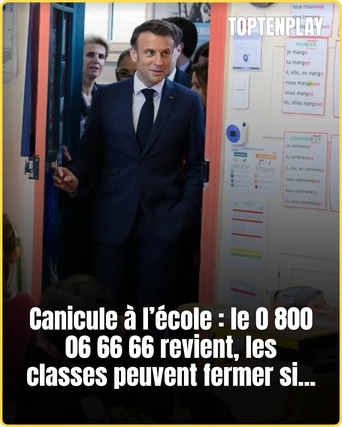 Canicule à l’école : ce qui peut faire fermer les classes