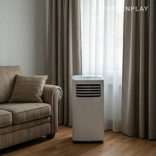 Climatiseur mobile dans une pièce de 26 m²
