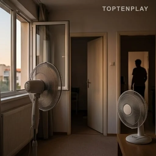 Deux ventilateurs pour aérer un logement en chaleur