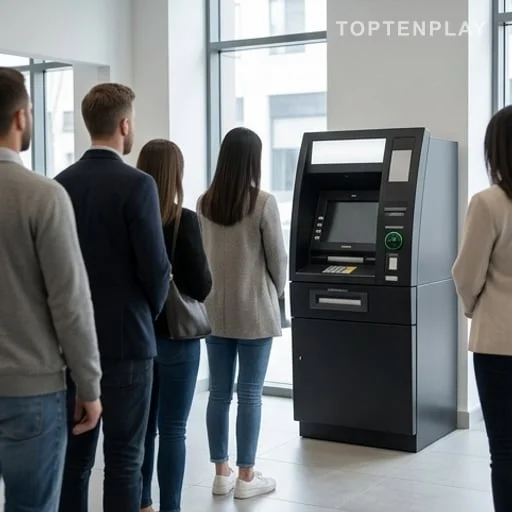 Automate bancaire partagé dans une agence de banque