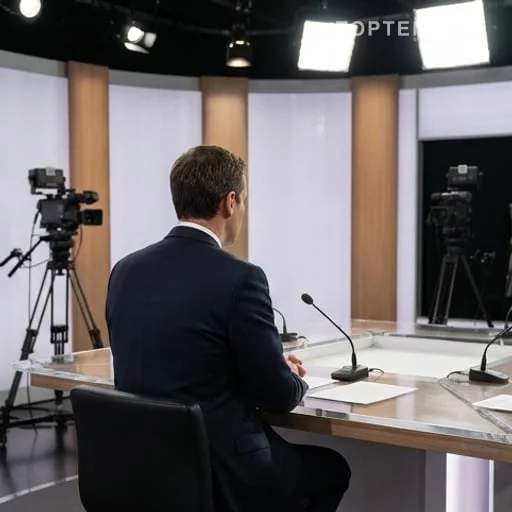 Plateau télévisé anonyme autour d’un débat justice