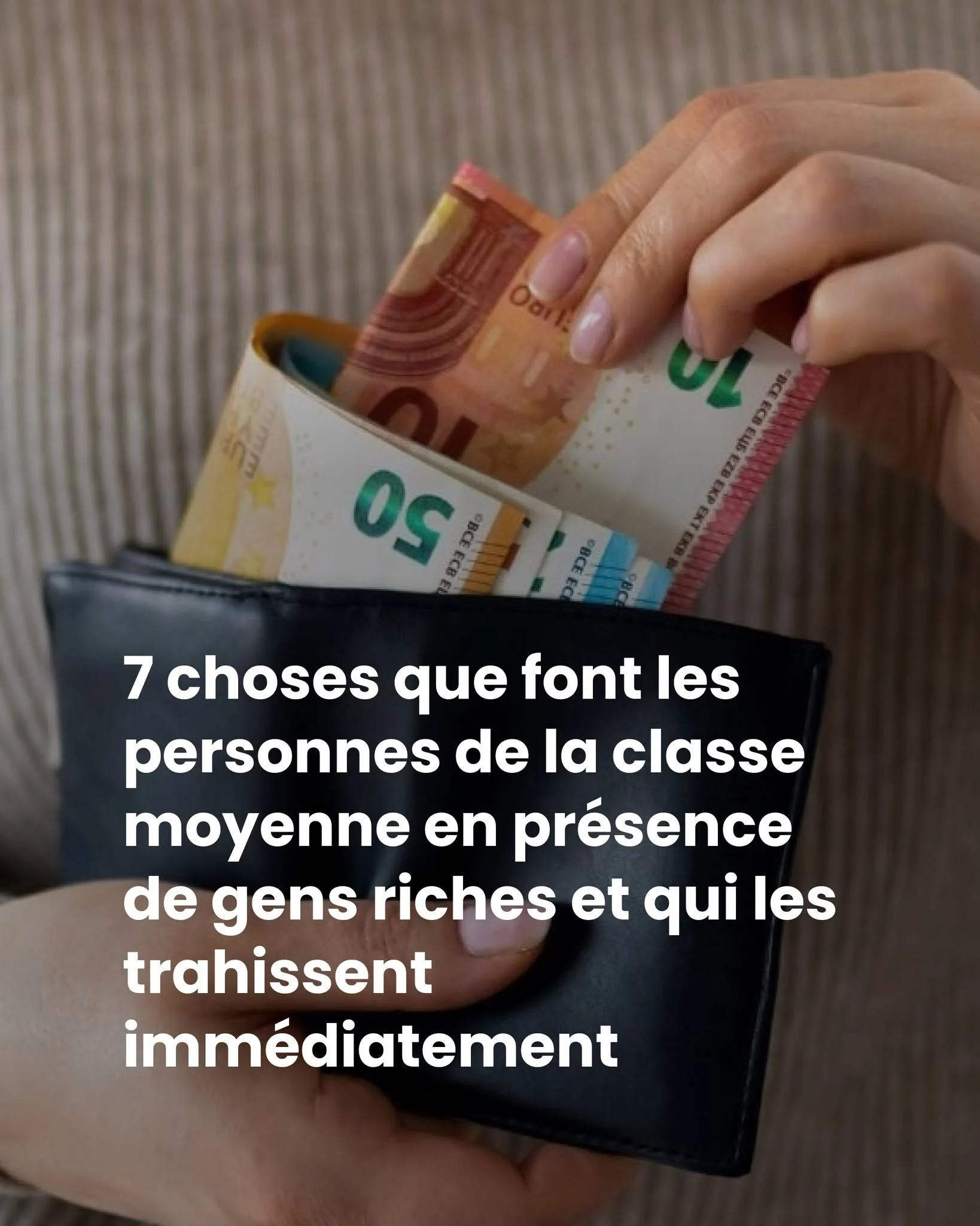 Ces comportements qui trahissent votre classe sociale face aux riches