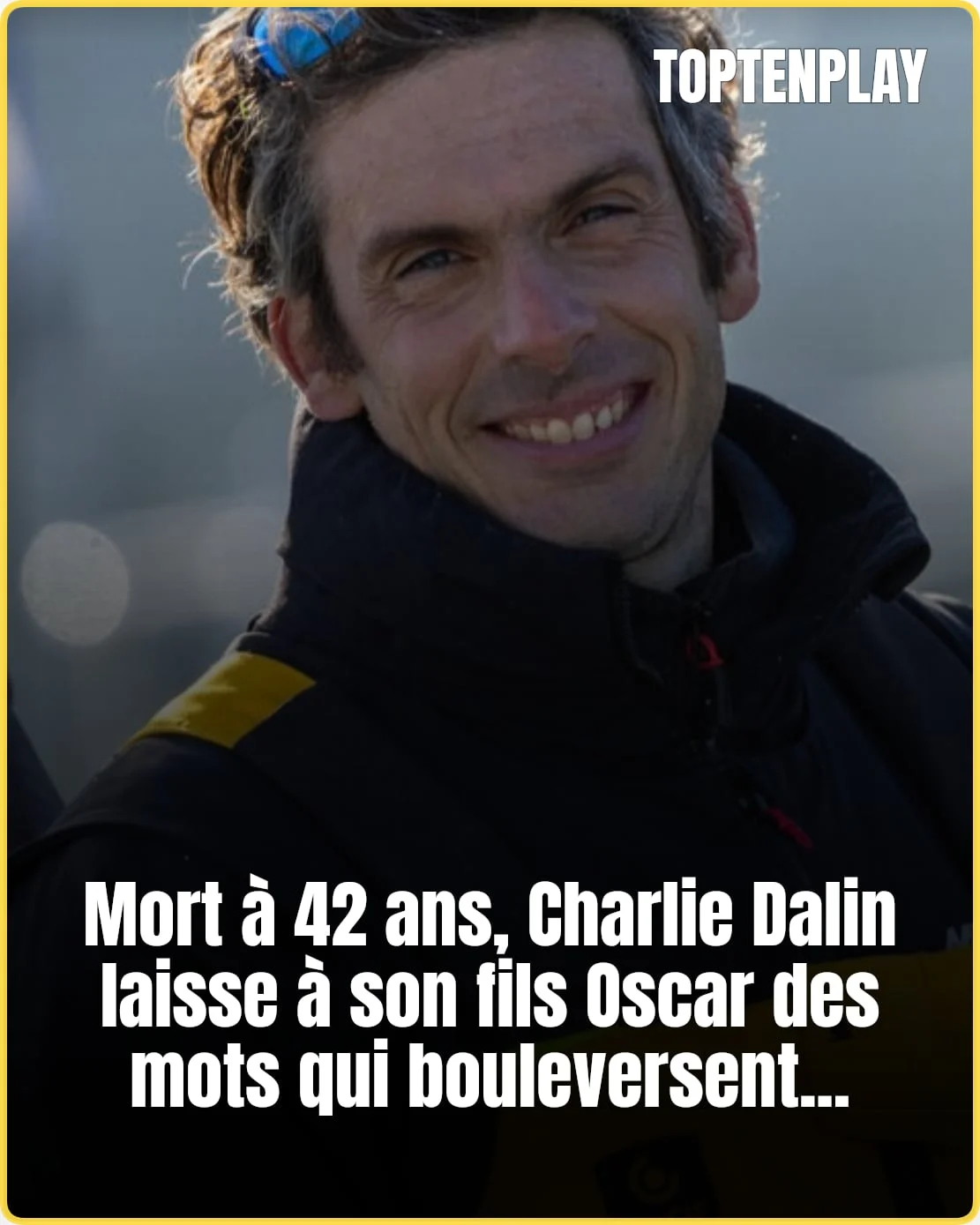 Charlie Dalin : les mots bouleversants adressés à son fils