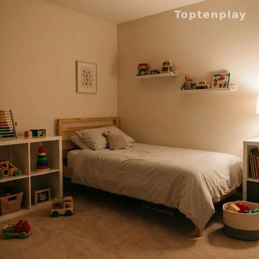 Chambre d'enfant symbolisant une enfance sans père biologique
