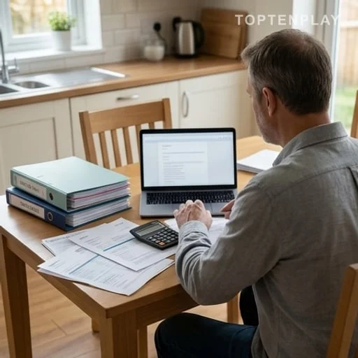 Salarié malade consultant des documents d’assurance santé