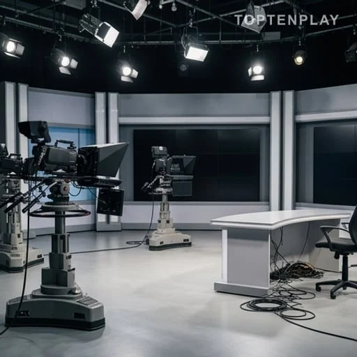 Studio télé après tournage et fatigue professionnelle
