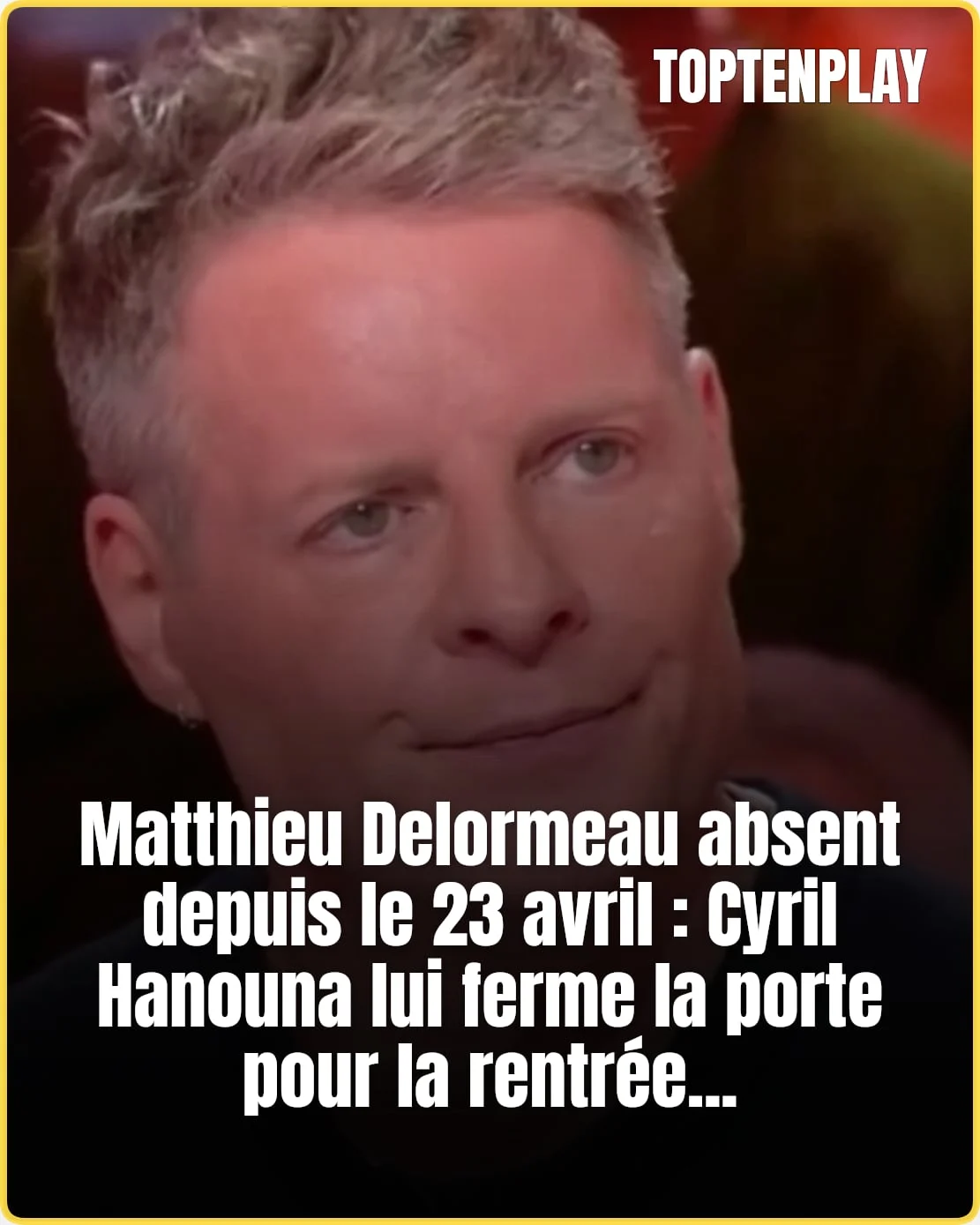 Delormeau écarté de TBT9 : « À l&rsquo;heure qu&rsquo;il est, c&rsquo;est non »