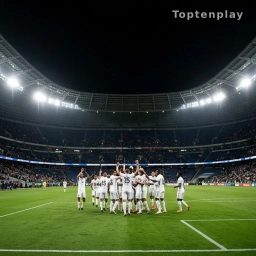 Joueurs de l'équipe de France célébrant leur victoire lors de la Coupe du monde 2026