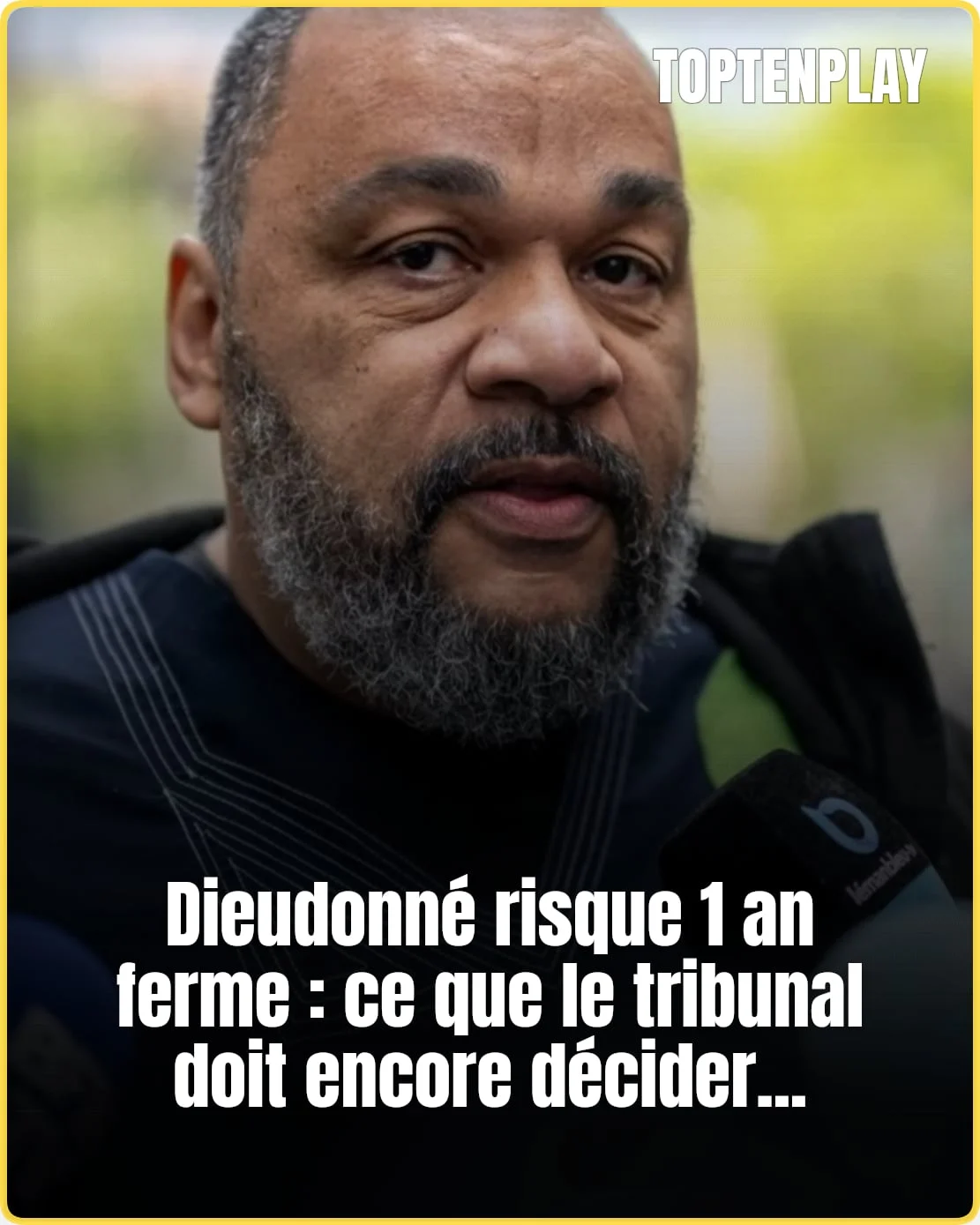 Dieudonné : un an ferme requis, pas encore un verdict