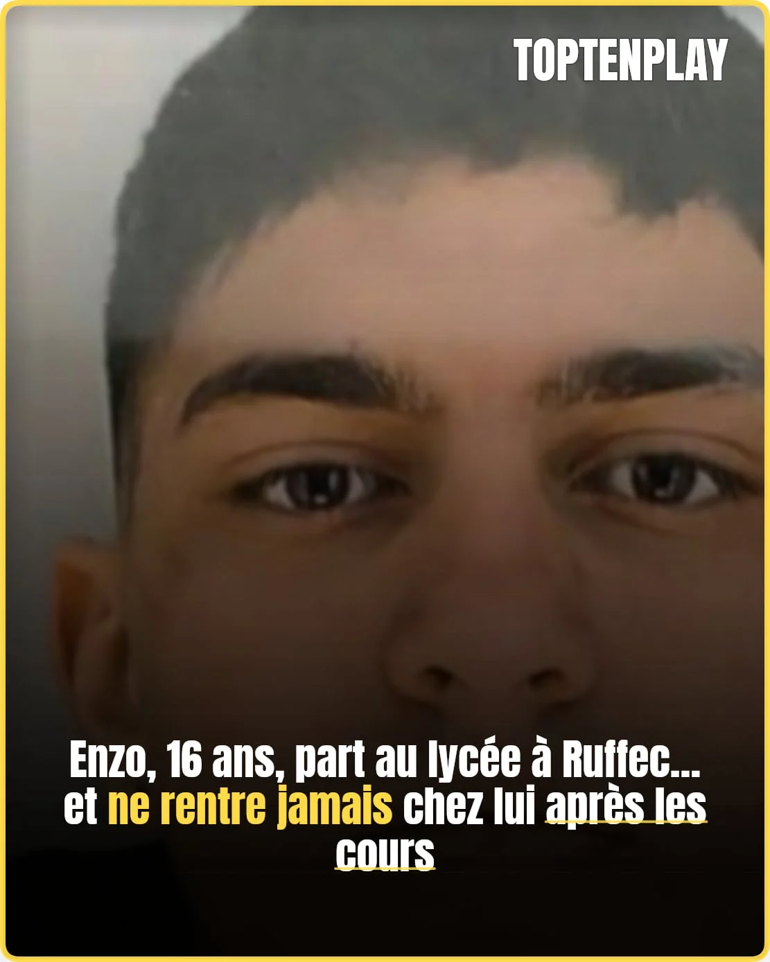 Disparition d’Enzo, 16 ans : l’appel à témoins à Ruffec