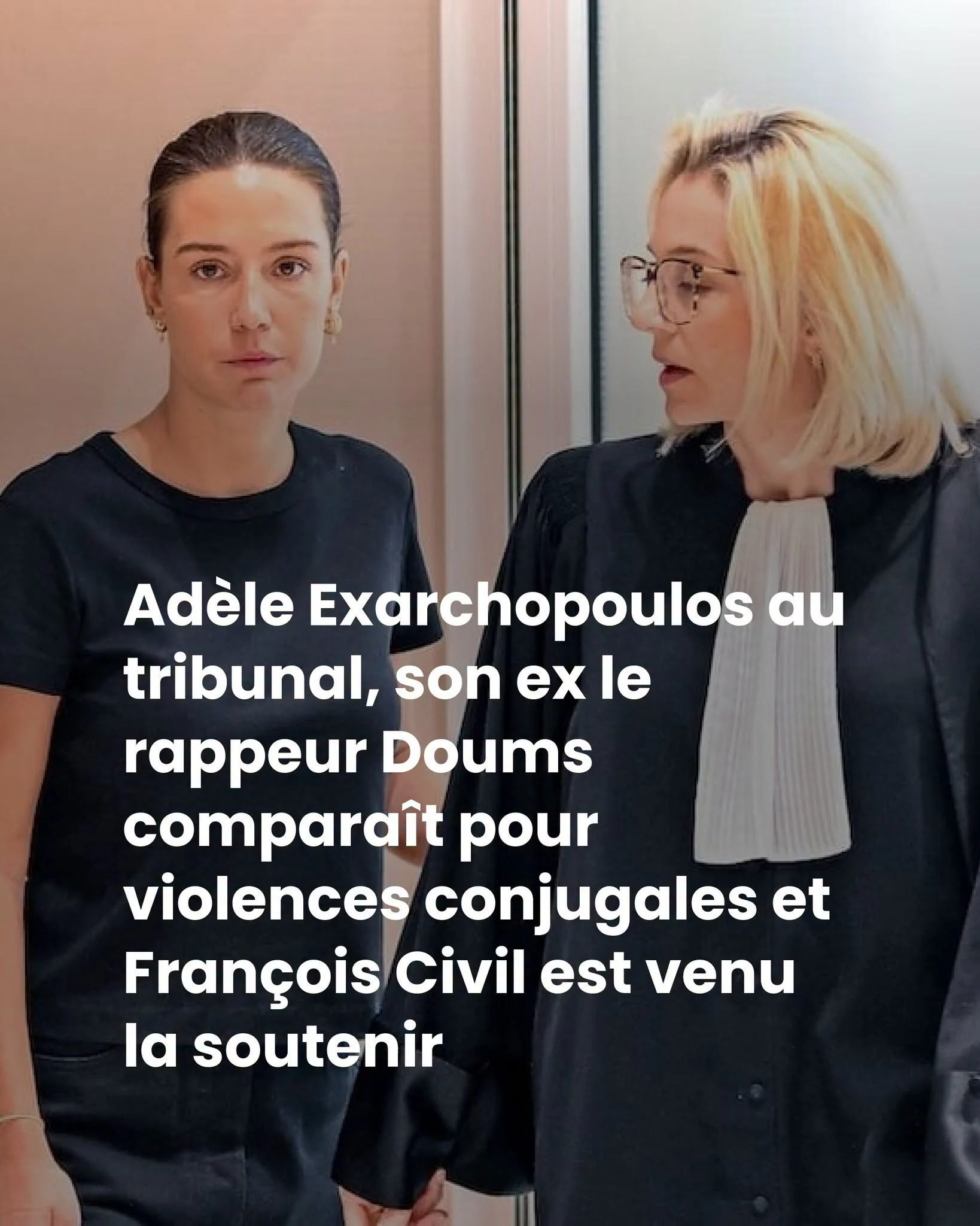 Doums jugé pour violences sur Adèle Exarchopoulos, un renvoi demandé