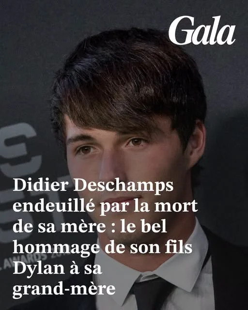 Dylan Deschamps rend hommage à sa grand-mère Ginette sur Instagram