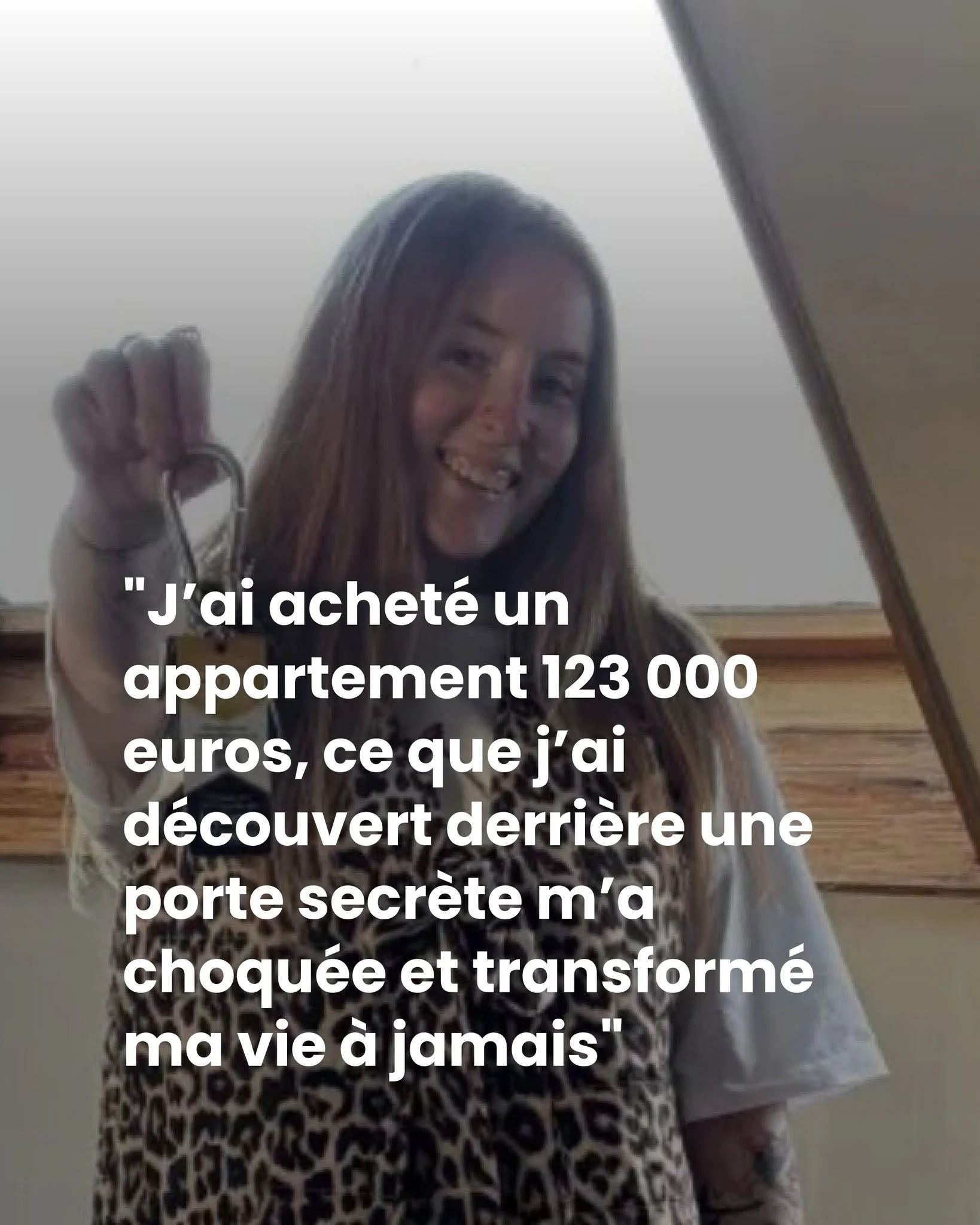 Elle achète un appartement 123 000 € et découvre une porte secrète