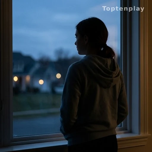 Silhouette d'adolescente de dos, évoquant l'isolement lié à une relation toxique