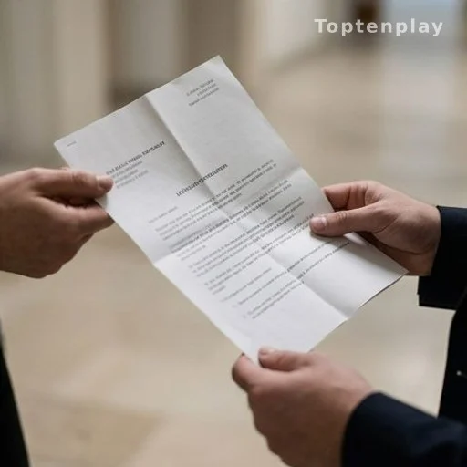 Mains tenant un rapport officiel d'accident de la route