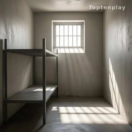 Cellule de prison exiguë avec forte chaleur, conditions de détention canicule