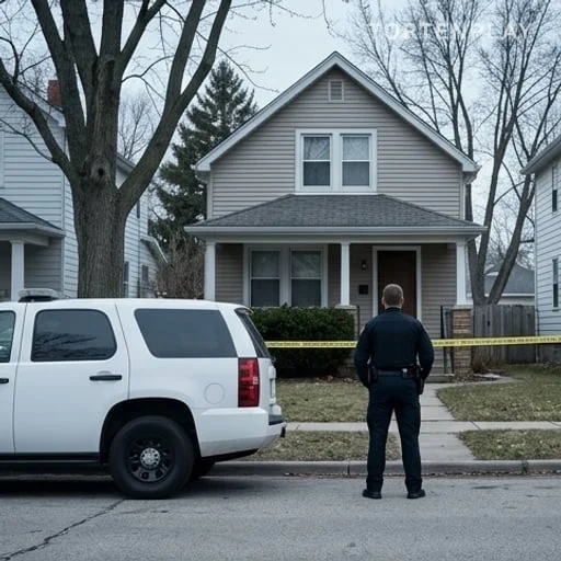 Secours devant une maison après un décès d’enfant