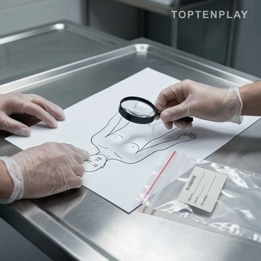 Matériel d’autopsie médico-légale sur une table