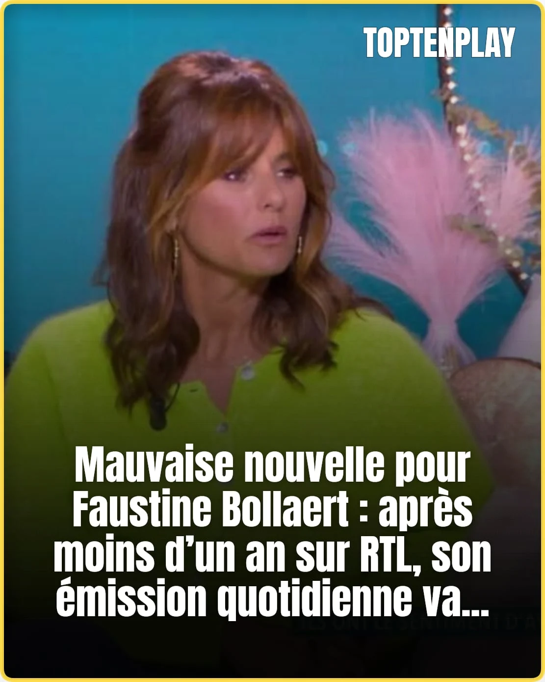 Faustine Bollaert perd son émission quotidienne sur RTL
